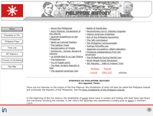 Tablet Screenshot of philippine-history.org